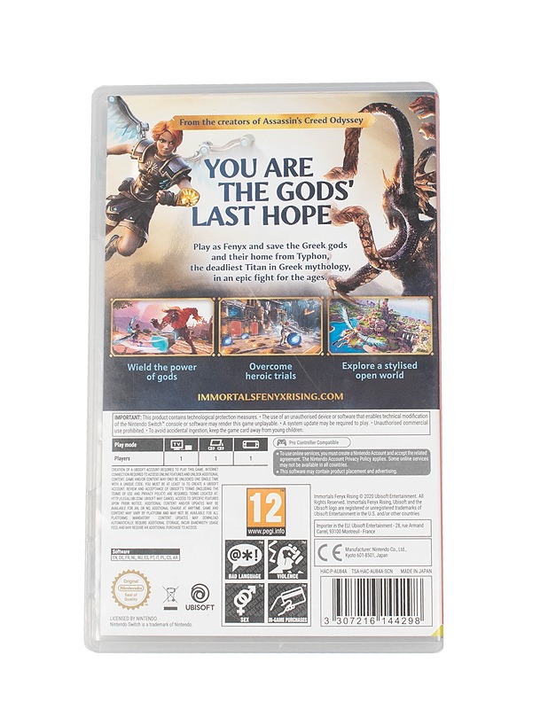 NINTENDO SWITCH Immortals Fenyx Rising konsolipeli - Konsolit ja konsolipelit - 10105348727 - 1