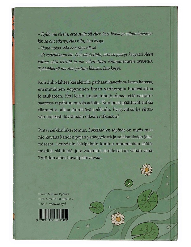Lokkisaaren säpinät - Suomela, Laura - Lastenkirjat - 10105348835 - 1