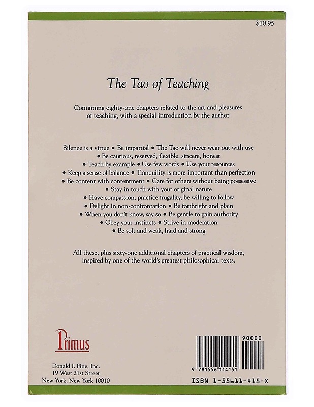 The tao of teaching, Nagel Greta - Romaanit ja novellit - 10105348912 - 1