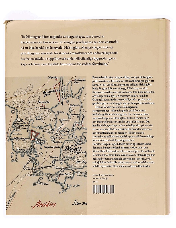 Kronostaden : Estnässkatans Helsingfors 1640-1721 - Seppo Aalto - Historiakirjat - 10105349089 - 1