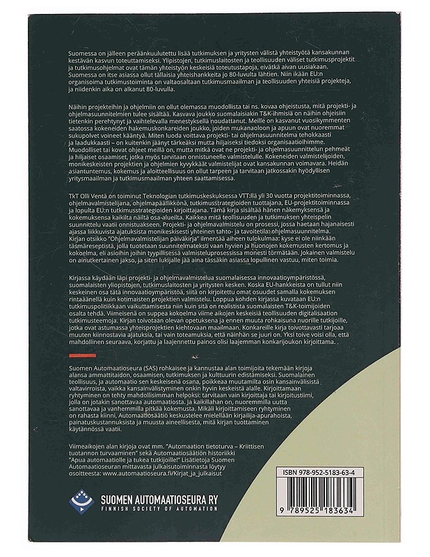 Ohjelmanvalmistelijan päiväkirja - Olli Ventä - Tietokirjat ja oppaat - 10105349175 - 1