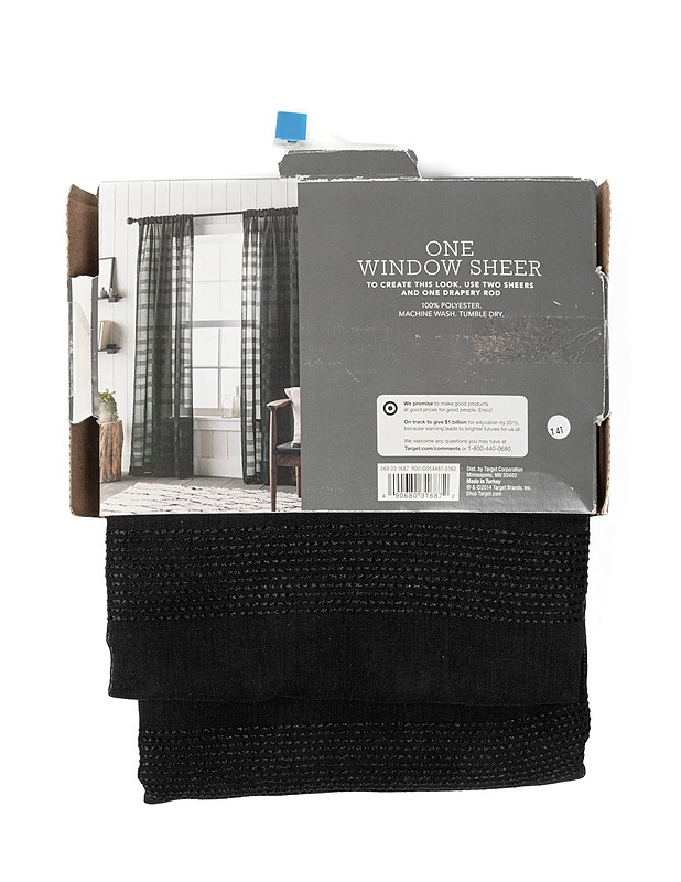 THRESHOLD One Window Sheer Rod Pocket verho - Verhot ja kapat - 10105349192 - 1
