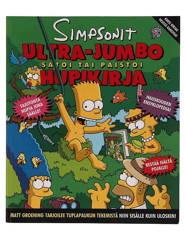 Simpsonit : puuhakirja kesäpäivien ratoksi ; Simpsonit : puuhakirja sadepäivien ratoksi - Groening, Matt - Lastenkirjat - 10105349190 - 0