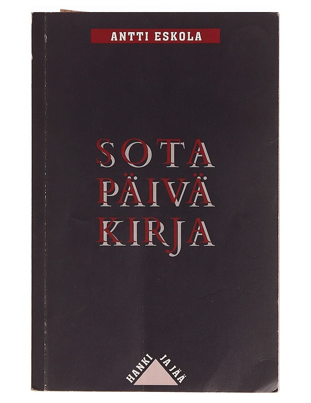 Sotapäiväkirja - Antti Eskola - Historiakirjat - 10105349198 - 0