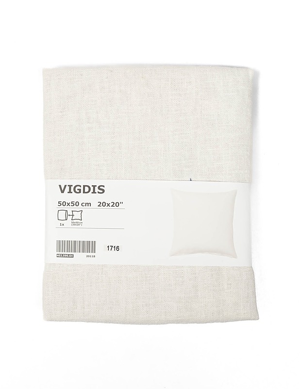 IKEA VIGDIS tyynynpäällinen, 50x50 cm - Muut kodintekstiilit - 10105349229 - 0
