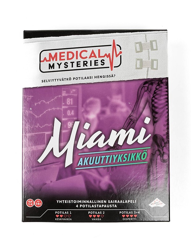 Medical Mysteries: Miami - akuuttiyksikkö lautapeli - Lautapelit - 10105349239 - 0