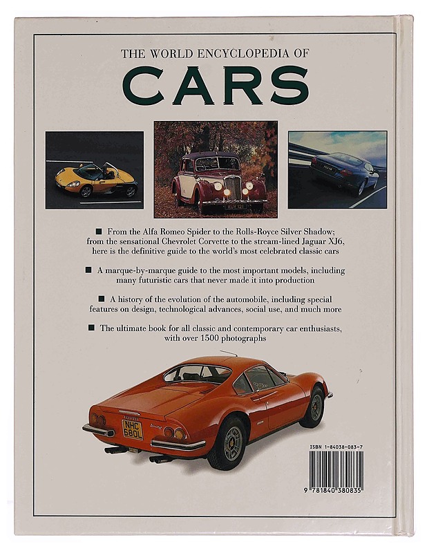 The World Encylopedia of cars  - Tietokirjat - 10105349354 - 1