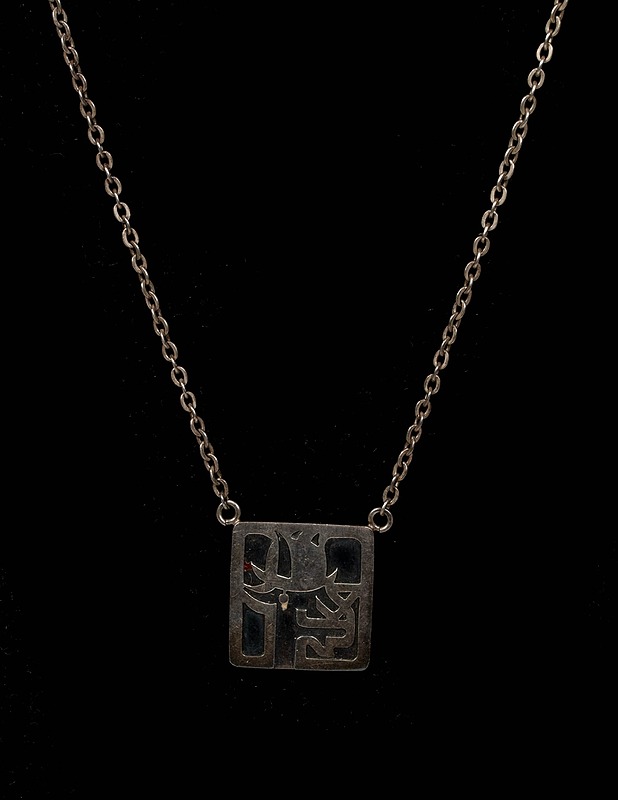 JORMA LAINE 1970 hopeinen kaulakoru - Korut - 10105349379 - 1