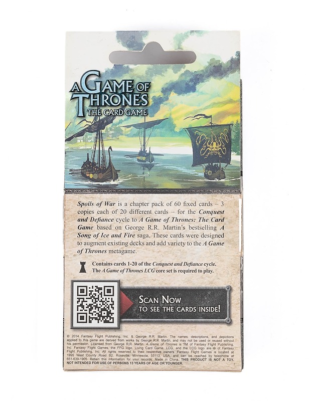 Game of Thrones lautapelin laannus Spoils of War Chapter Pack - Lautapelit - 10105349384 - 1