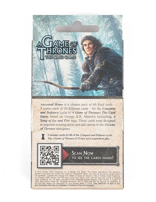 Game of Thrones lautapelin laannus Ancestral Home Chapter Pack - Lautapelit - 10105349386 - 1