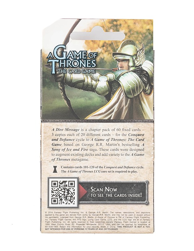 Game of Thrones lautapelin laannus A Dire Message Chapter Pack - Lautapelit - 10105349395 - 1