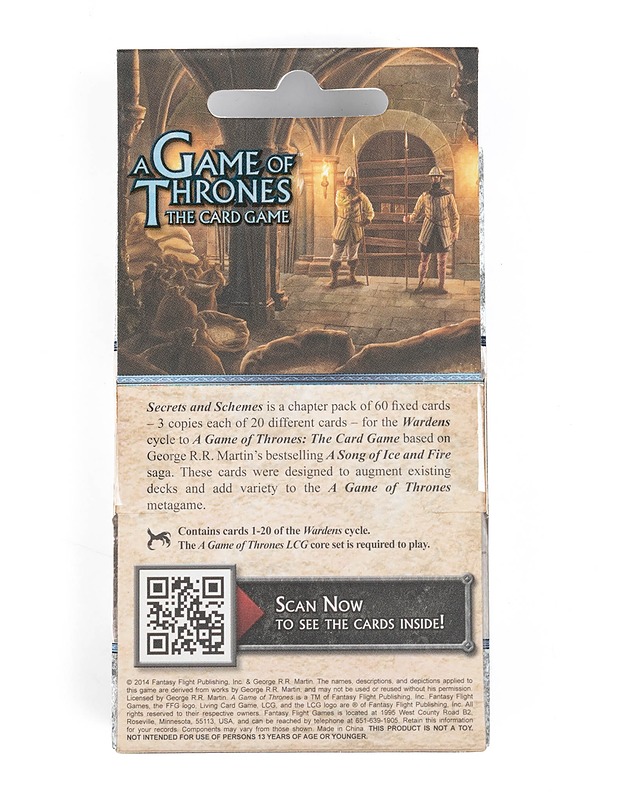 Game of Thrones lautapelin laajennus Secrets and Schemes Chapter Pack - Lautapelit - 10105349406 - 1