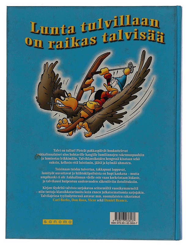 Sukset ristissä : talvisia tarinoita Ankkalinnasta - Ahonen, Kirsi - Sarjakuvat - 10105349461 - 1