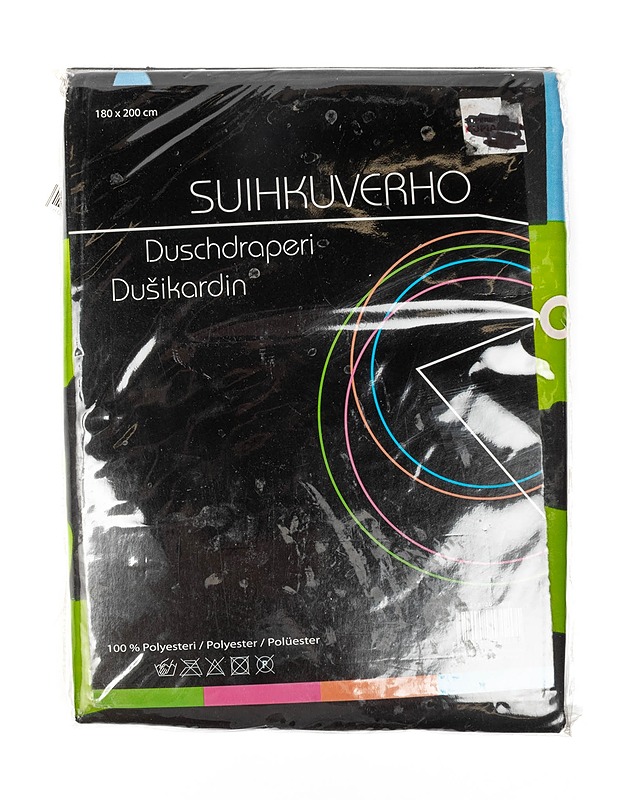Suihkuverho, 180x200 cm - Verhot ja kapat - 10105349552 - 0