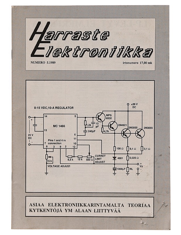 Harraste Elektroniikka Numero 5.1989 - Lehdet - 10105349560 - 0