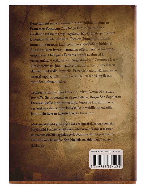 Salaisuuteni ja Nousu Ventoux'n vuorelle - Petrarca, Francesco - Tietokirjat ja oppaat - 10105349651 - 1