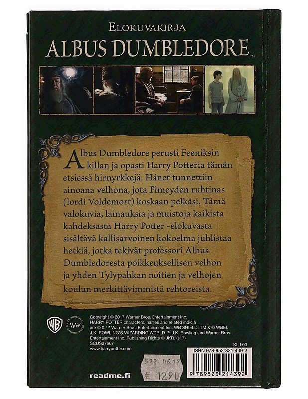 Albus Dumbledore : elokuvaopas - Baker, Felicity - Fantasia- ja scifi - 10105349773 - 1