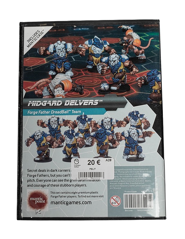 DreadBall lautapelin joukkue Midgard Delvers - Forge Father - Lautapelit - 10105350011 - 1