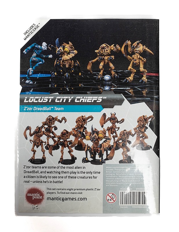 DreadBall lautapelin joukkue Locust City Chiefs - Z'Zor - Lautapelit - 10105350014 - 1