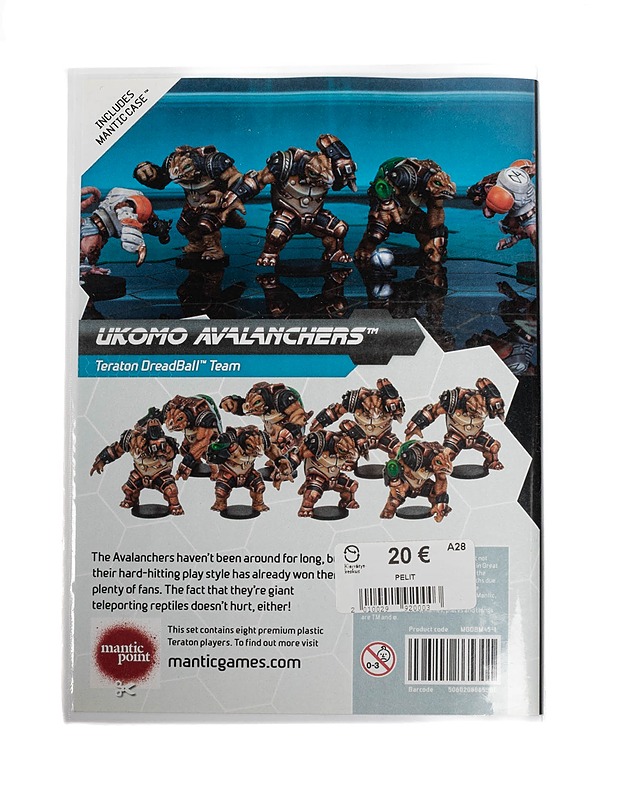DreadBall lautapelin joukkue Ukomo Avalanchers - Teraton  - Lautapelit - 10105350024 - 1