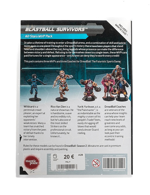 DreadBall lautapelin joukkue Blastball Survivors - All-Stars MVP - Lautapelit - 10105350044 - 1
