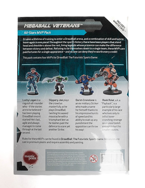 DreadBall lautapelin joukkue Megaball Veterans - All-Stars MVP - Lautapelit - 10105350062 - 1
