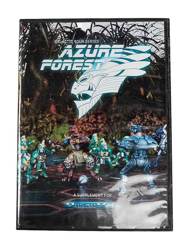 DreadBall lautapelin lisäosa Azure Forest - Lautapelit - 10105350069 - 0