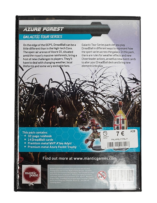 DreadBall lautapelin lisäosa Azure Forest - Lautapelit - 10105350069 - 1