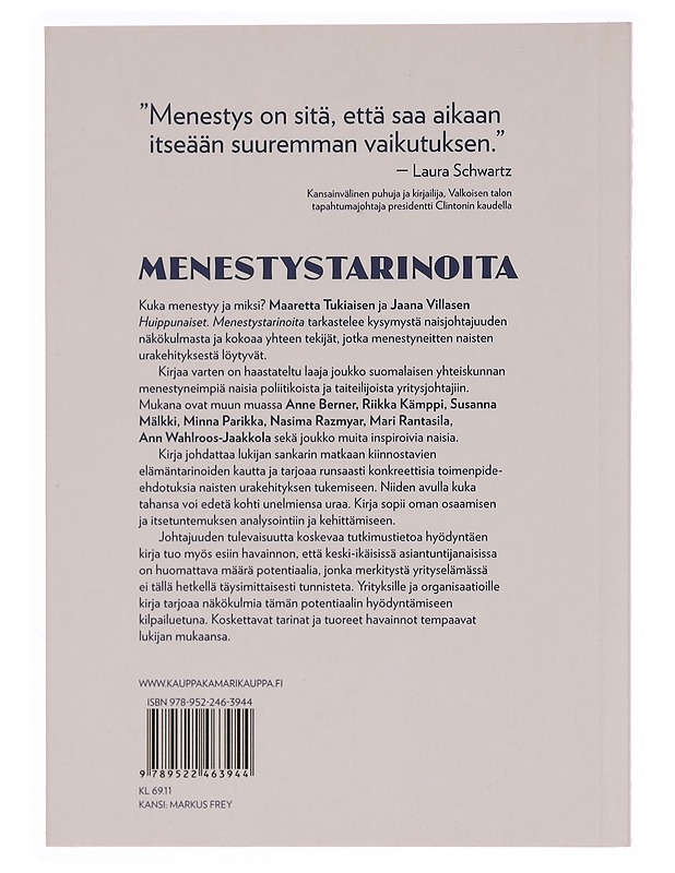 Huippunaiset : menestystarinoita - Tukiainen, Maaretta - Elämäkerrat ja muistelmat - 10105350157 - 1