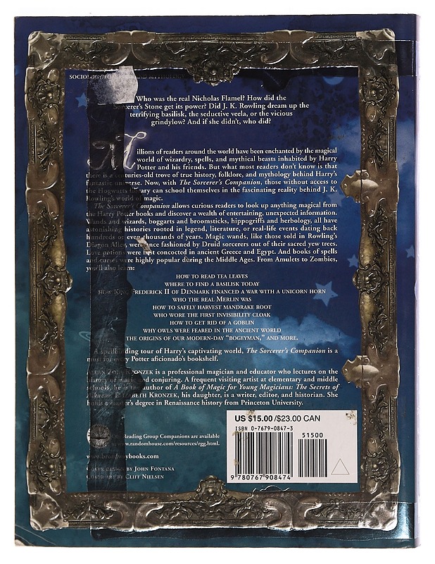 The Sorcerer's Companion: A Guide to the Magical World of Harry Potter - Kronzek, Allan Zola ja Kronzek, Elizabeth - Fantasia- ja scifi - 10105350212 - 1