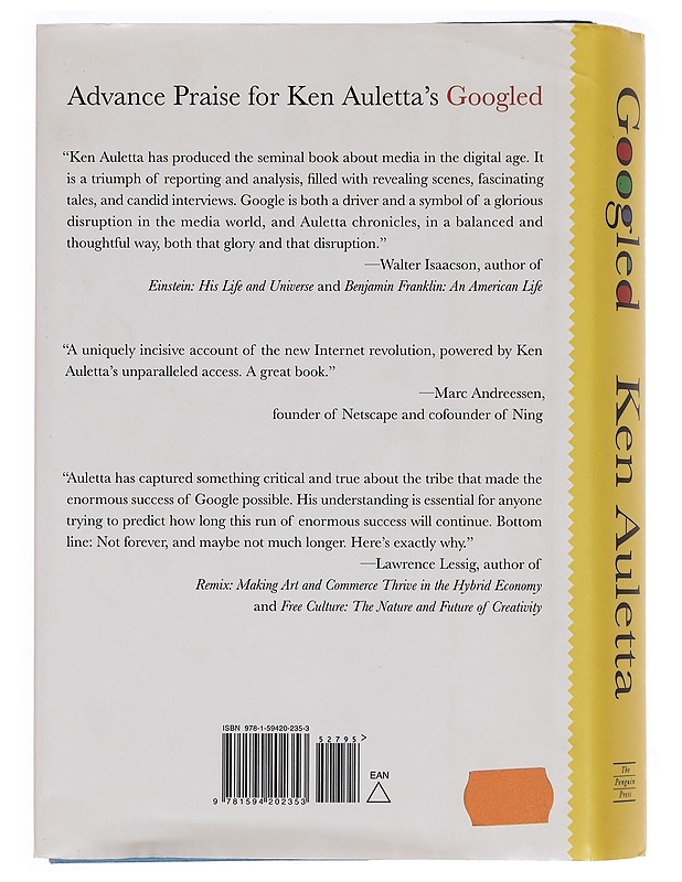 Googled : the end of the world as we know it - Ken Auletta - Historiakirjat - 10105350579 - 1