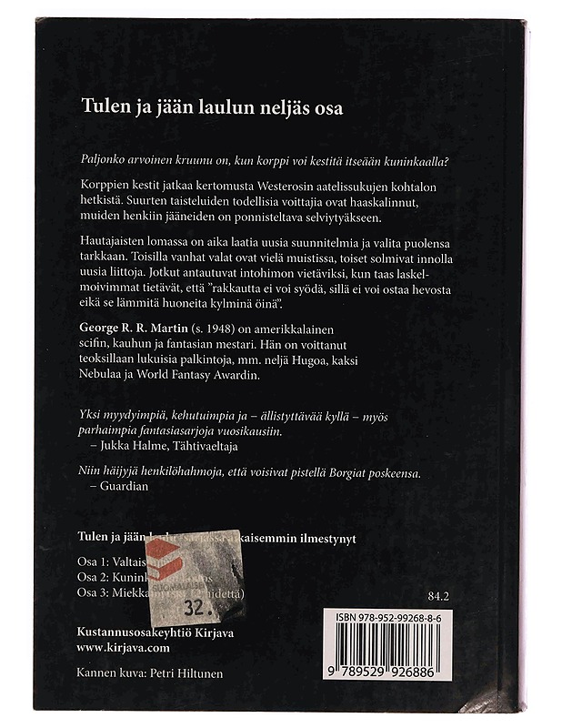 Korppien kestit - Martin, George R. R. - Fantasia- ja scifi - 10105350671 - 1