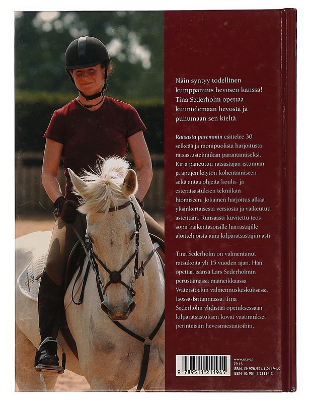 Ratsasta paremmin : huippuopettajan 30 täsmäharjoitusta - Sederholm, Tina - Tietokirjat ja oppaat - 10105350768 - 1