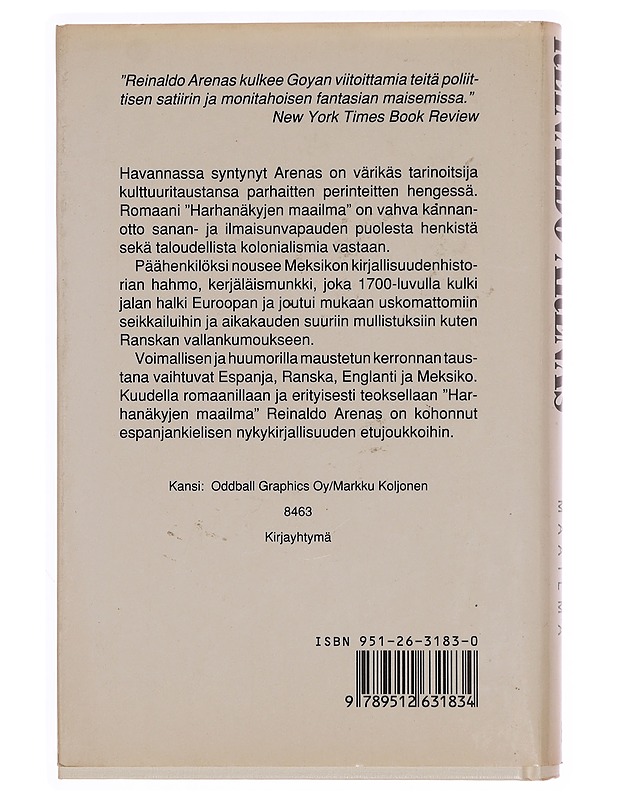 Harhanäkyjen maailma - Arenas, Reinaldo - Romaanit ja novellit - 10105351077 - 1