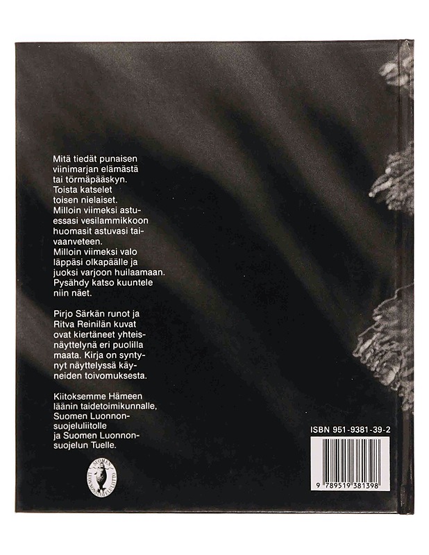 Runokuvia luonnosta - Särkkä, Pirjo - Runot ja näytelmät - 10105351210 - 1