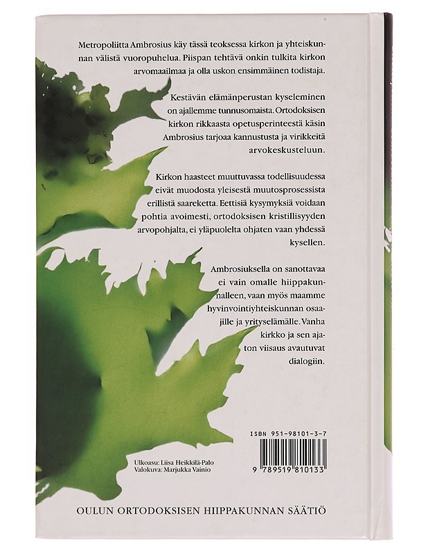 Etsijän mielellä : arvopohdintoja ajassamme - metropoliitta Ambrosius - Tietokirjat ja oppaat - 10105351229 - 1