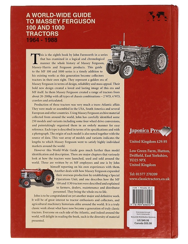 A World-wide guide to Massey Ferguson 100 and 100 tractors 1964-1988 - Tietokirjat ja oppaat - 10105351240 - 1