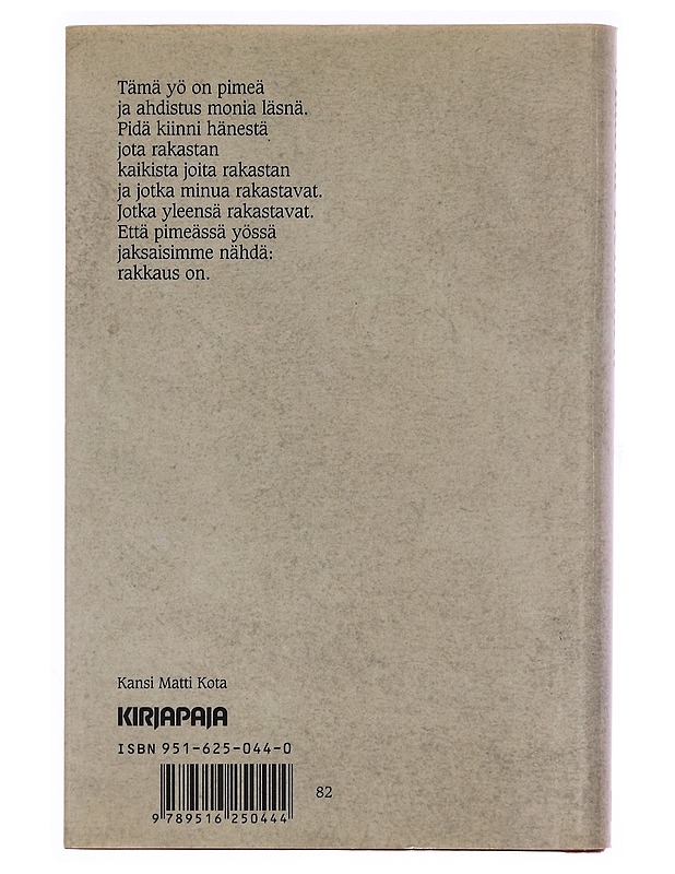 Sanat kuin ystävän käsi : valitut runot 1980-1990 - Leinonen, Maaria - Romaanit ja novellit - 10105351289 - 1