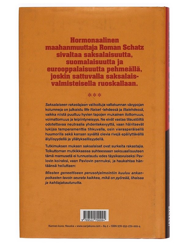 Saksalainen rakastaja - Roman Schatz - Romaanit ja novellit - 10105351313 - 1