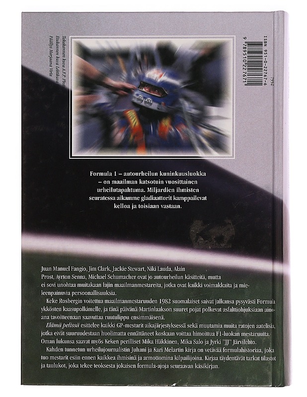 Elämä pelissä : Grand Prix -ratojen sankarit - Melart, Juhani - Elämäkerrat ja muistelmat - 10105351410 - 1