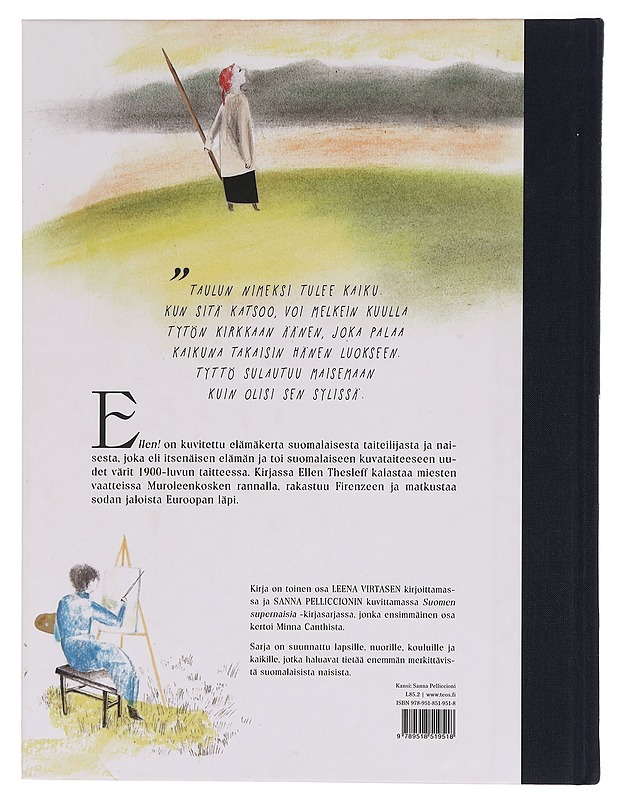 Ellen! : taiteilija Ellen Thesleffin elämä ja villit värit - Virtanen, Leena - Lastenkirjat - 10105351428 - 1