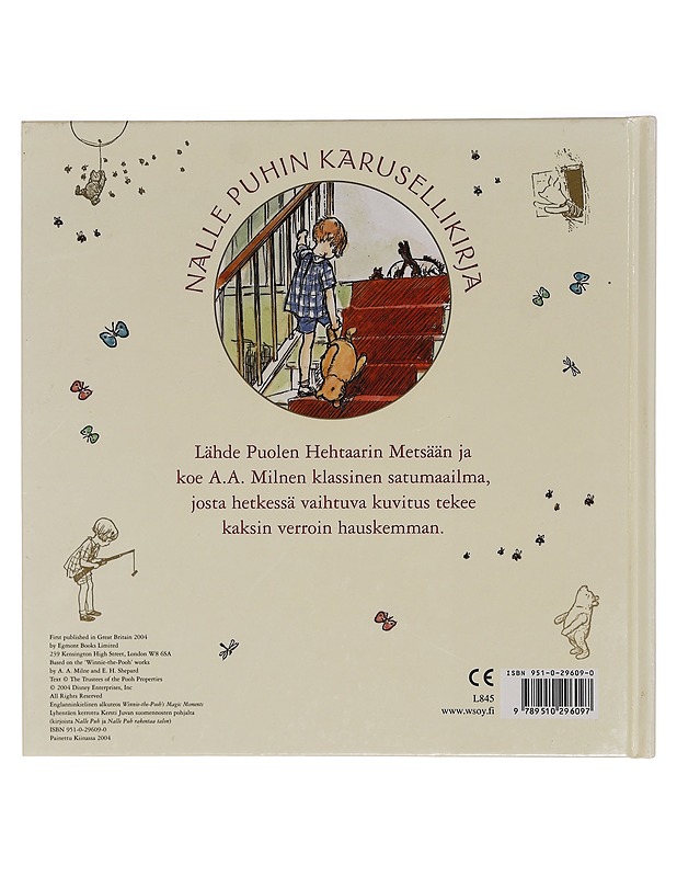 Nalle Puhin karusellikirja : ikimuistoisia hetkiä A. A. Milnen kertomuksista - Milne, A. A. - Romaanit ja novellit - 10105351558 - 1