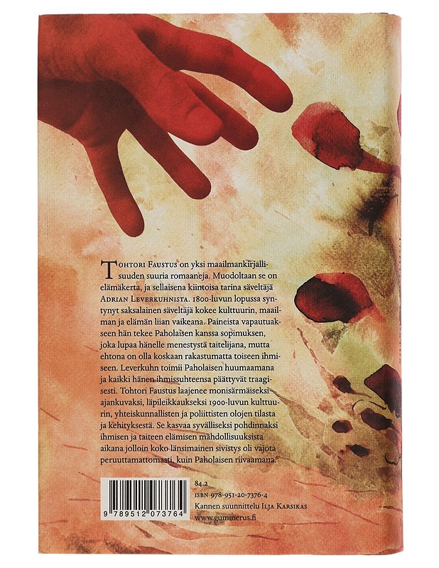 Tohtori Faustus - Mann, Thomas - Musiikki- ja elokuvakirjat - 10105351569 - 1