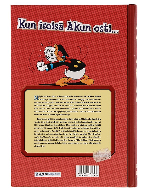 Aku Ankka ja kumppanit : näköispainos vuosikerrasta 1951-1952. Osa 2 - Perälä, Riku - Sarjakuvat - 10105351837 - 1