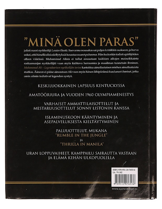 Muhammad Ali : legendaarisen nyrkkeilijän tarina - Goldstein, Alan - Elämäkerrat ja muistelmat - 10105352076 - 1