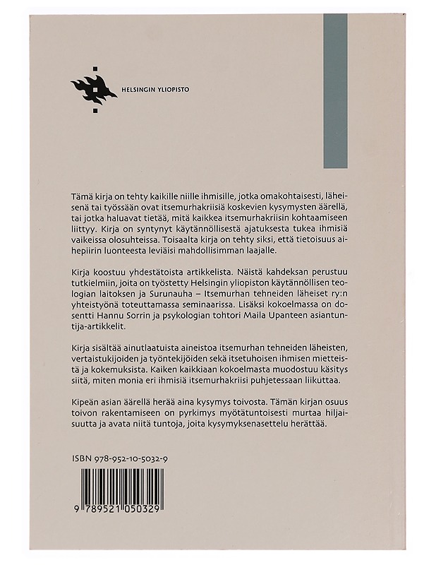 Toivoa ja tukea itsemurhakriisissä - Kanerva, Eva - Tietokirjat ja oppaat - 10105352164 - 1