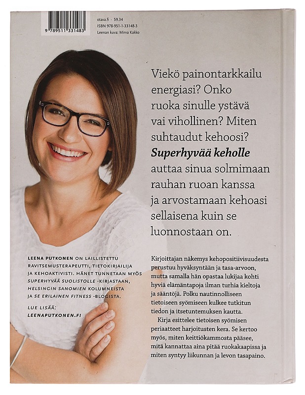 Superhyvää keholle : tee rauha ruoan kanssa - Leena Putkonen - Tietokirjat ja oppaat - 10105352289 - 1