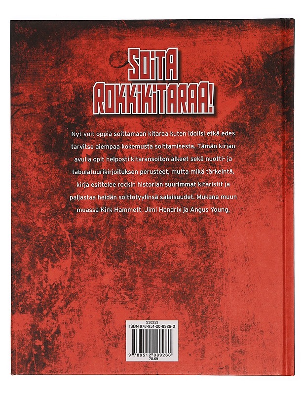 Soita rokkikitaraa : opas suurten kitaristien tyyleihin - Quistgaard, Jacob - Musiikki- ja elokuvakirjat - 10105352419 - 1