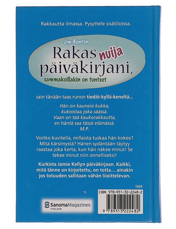 Rakas nuija päiväkirjani, sammakoillakin on tunteet - Benton, Jim - Nuorten kirjat - 10105352436 - 1