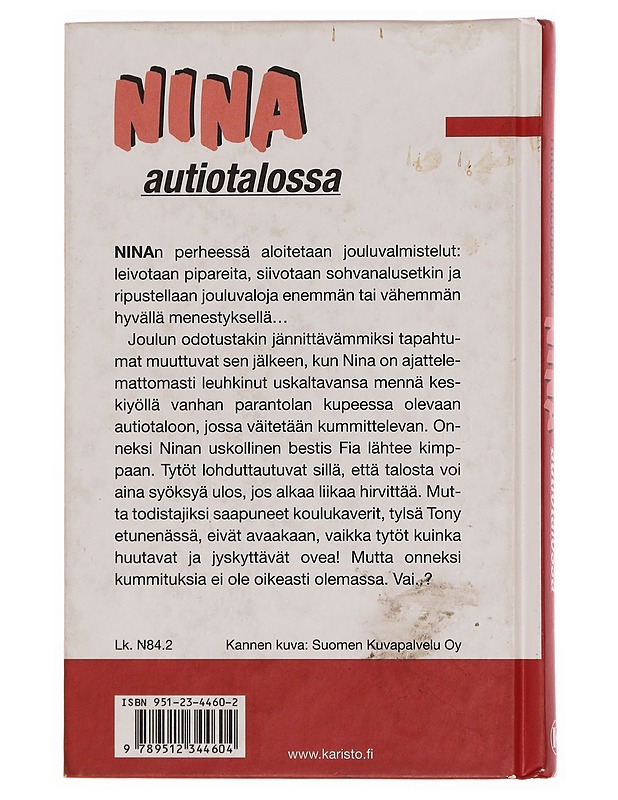 Nina autiotalossa - Jacobsson, Ritta - Nuorten kirjat - 10105352469 - 1